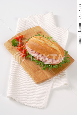 fresh sandwich with ham 28223945