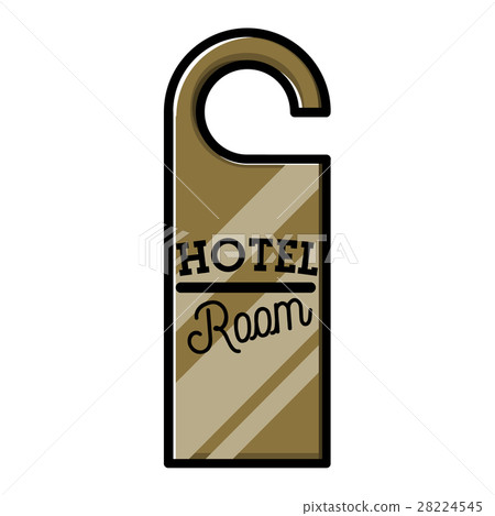 Color vintage hotel emblem 28224545