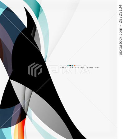 Vector silk wave background 28225134