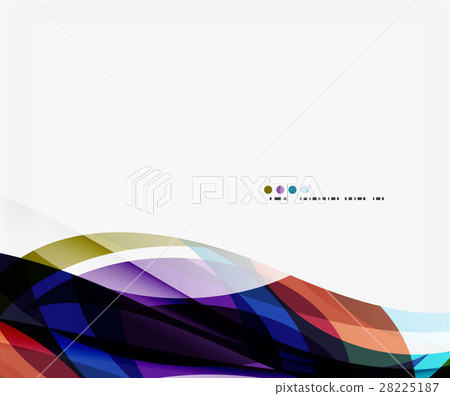 Vector silk wave background 28225187