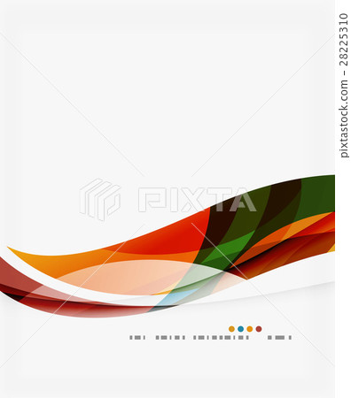 Colorful elegant wave creative layout Colorful elegant wave creative layout 28225310