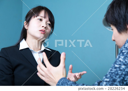 Female police officer male suspect interrogation interrogation room Female police officer male suspect interrogation interrogation room 28226234