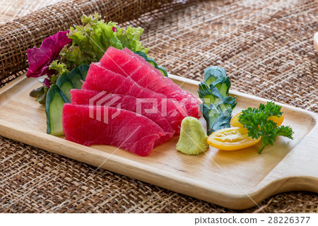 Japanese traditional food sashimi with tuna Japanese traditional food sashimi with tuna 28226377
