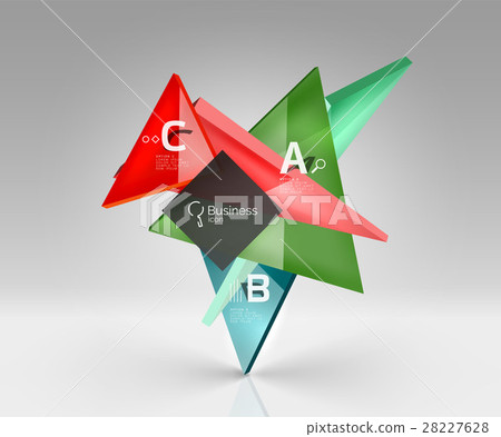 3d triangle modern composition 3d triangle modern composition 28227628