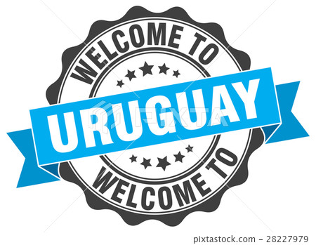 Uruguay round ribbon seal 28227979