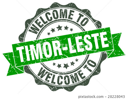 Timor-Leste round ribbon seal Timor-Leste round ribbon seal 28228043