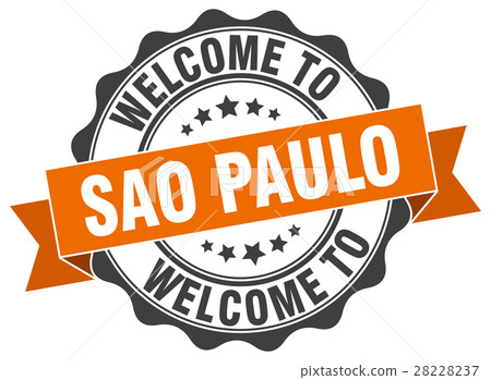 Sao Paulo round ribbon seal 28228237