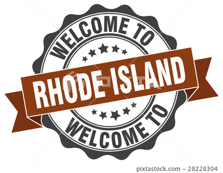 Rhode Island round ribbon seal 28228304