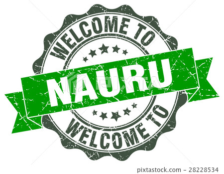 Nauru round ribbon seal Nauru round ribbon seal 28228534