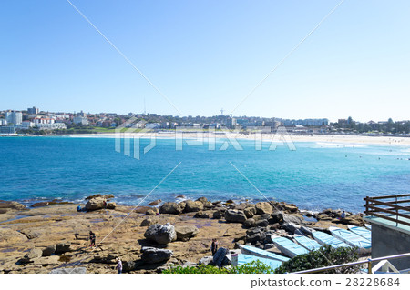 Famous Bondai beach in Sydney Famous Bondai beach in Sydney 28228684