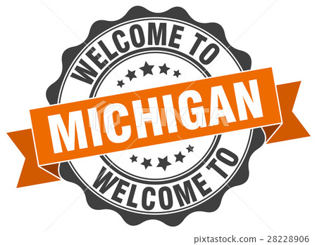Michigan round ribbon seal Michigan round ribbon seal 28228906