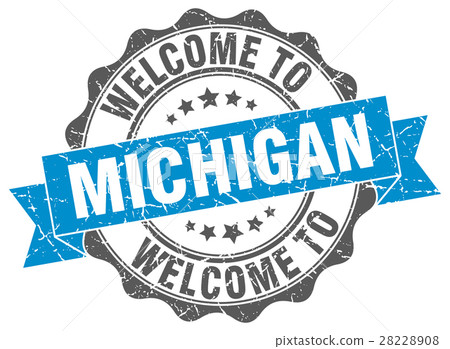 Michigan round ribbon seal Michigan round ribbon seal 28228908