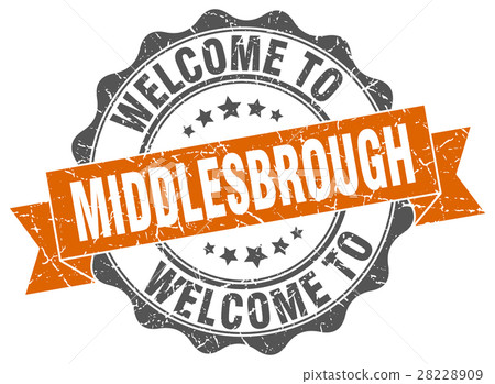Middlesbrough round ribbon seal Middlesbrough round ribbon seal 28228909