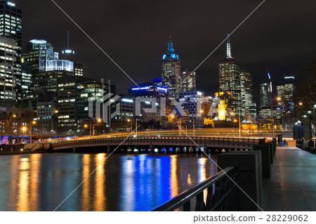 By the Yarra river in Melbourne at night By the Yarra river in Melbourne at night 28229062