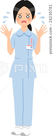 Panic women in pants style blue nurse clothes Panic women in pants style blue nurse clothes 28230781