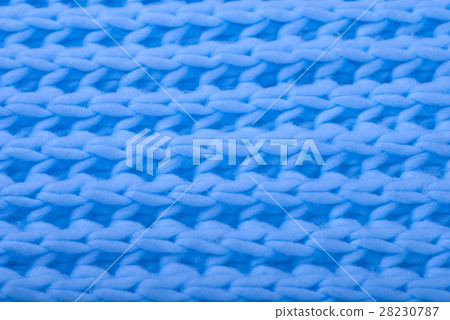 Blue wool knitted texture. Blue wool knitted texture. 28230787