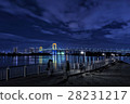 Rainbow color rainbow bridge from Odaiba beach park 28231217