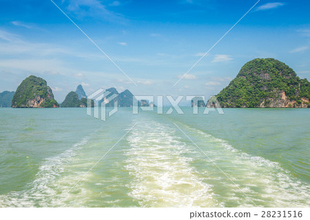 Phang Nga Bay, Thailand View from boat. Phang Nga Bay, Thailand View from boat. 28231516