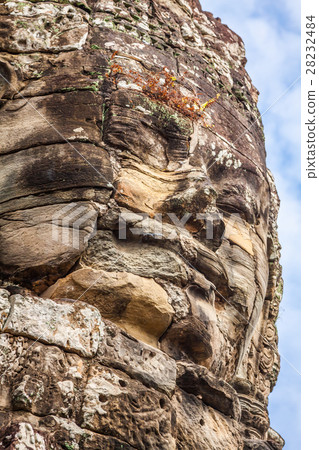Faces of ancient Bayon Temple At Angkor Wat 28232484