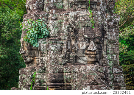 Stone murals and sculptures in Angkor wat 28232491