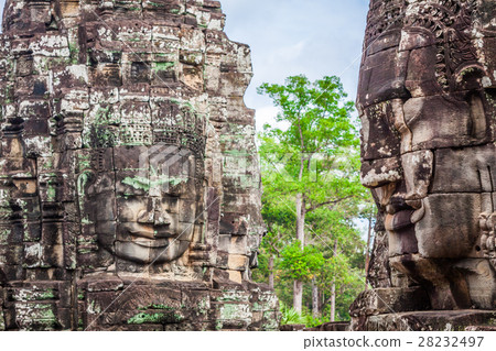 Stone murals and sculptures in Angkor Cambodia Stone murals and sculptures in Angkor Cambodia 28232497