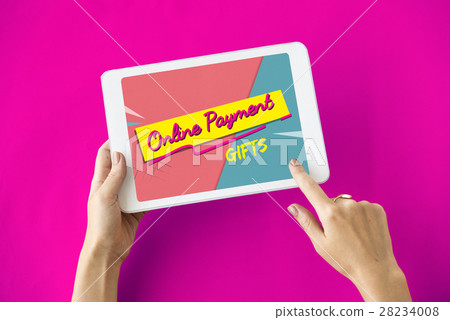 Online Shopping Cart E-Commers Concept Online Shopping Cart E-Commers Concept 28234008