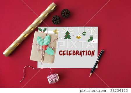 Merry X'mas Christmas Celebration Concept 28234123