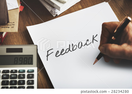 Contact Us Feedback Customer Service Response Concept 28234280