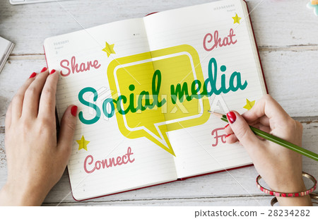 Communication Connection Social Media Concept Communication Connection Social Media Concept 28234282
