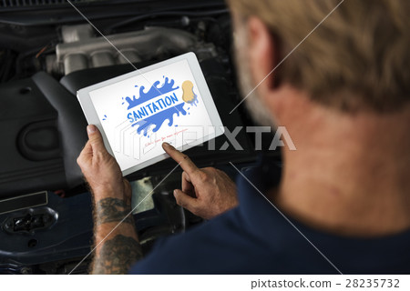 Housekeeping Wash Service Help Concept 28235732