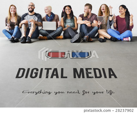 3D glasses icon entertainment media 3D glasses icon entertainment media 28237902