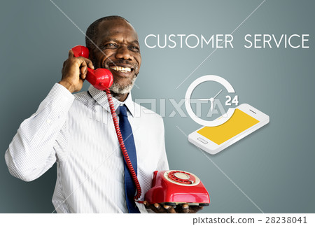 Customer Service Contact Us Support Information Concept 28238041