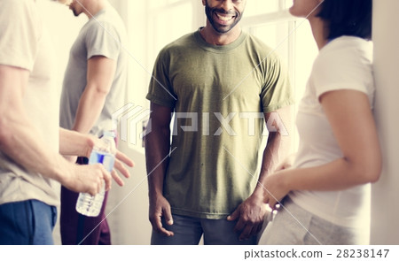 Diversity People Exercise Class Relax Concept 28238147
