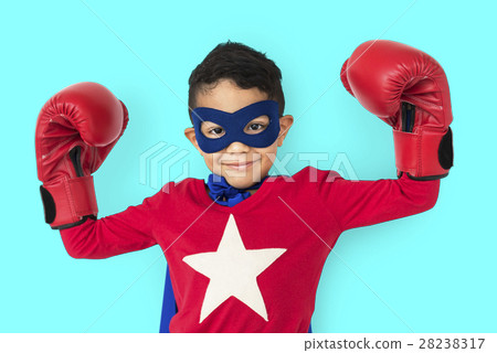 Boy Superhero Brave Child Gutsy Kid Concept Boy Superhero Brave Child Gutsy Kid Concept 28238317