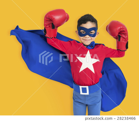 Boy Superhero Brave Child Gutsy Kid Concept Boy Superhero Brave Child Gutsy Kid Concept 28238466