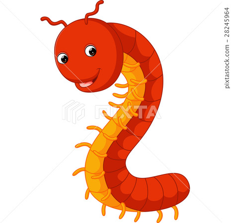 cute millipede cartoon cute millipede cartoon 28245964