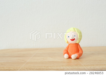 Handmade paper clay doll series English conversation lesson Handmade paper clay doll series English conversation lesson 28246053