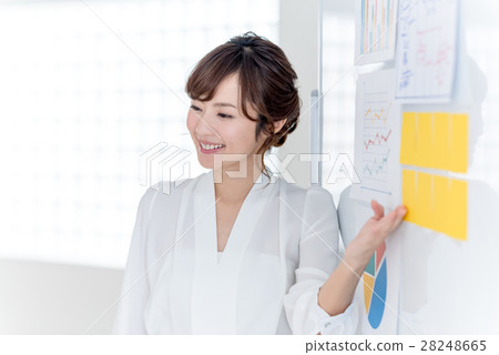 Young lady, business woman, office casual Young lady, business woman, office casual 28248665