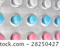 Color pills tablets background 28250427