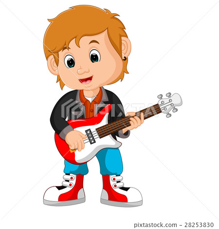Rock Star Guitar Player - Stock Illustration [28253830] - PIXTA
