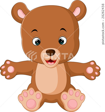 Cute Baby Bears Cartoon Stock Illustration