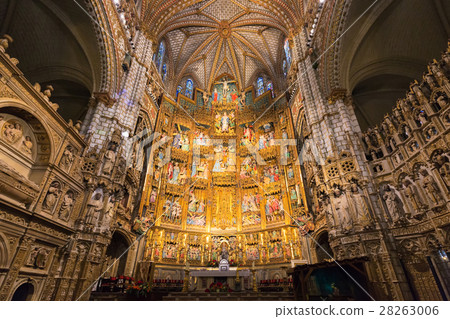 Interior of Saint Mary Cathedral in Toledo 28263006