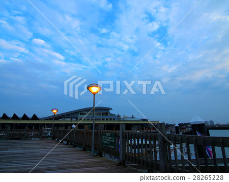 景觀，天空，日落，吳漁港收穫之夜 28265228