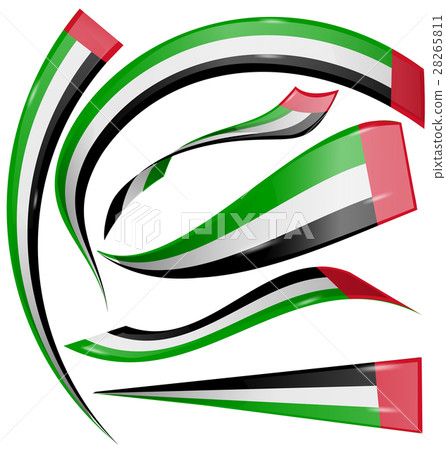 united arab emirates flag set united arab emirates flag set 28265811