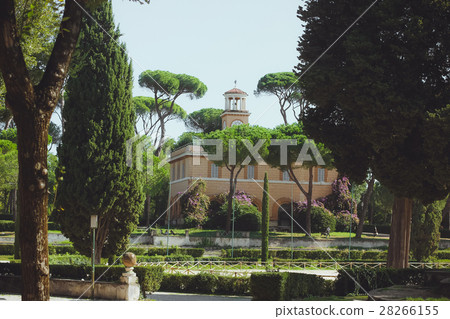 Park in Rome, Italy Villa Borghese 28266155