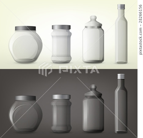 Jar or glass bottles for spice or seasoning 28266156