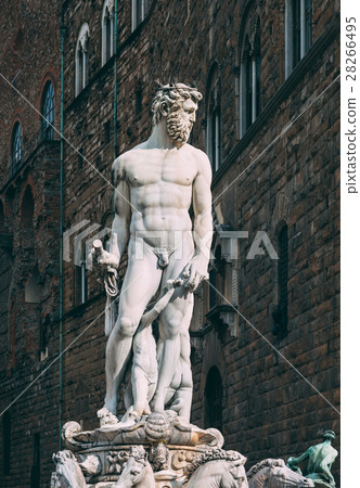 Fountain Neptune in Piazza della Signoria Florence 28266495