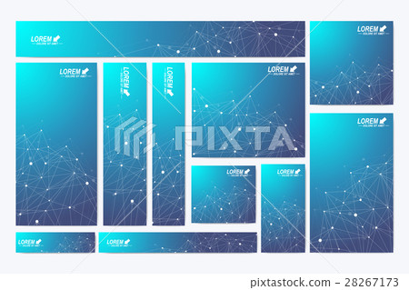 Scientific standard size banners. Geometric Scientific standard size banners. Geometric 28267173