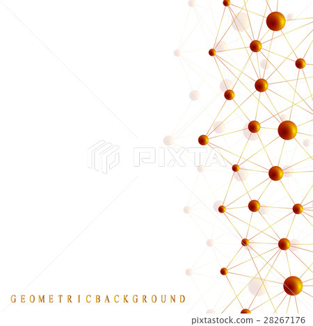 Geometric graphic background molecule and Geometric graphic background molecule and 28267176