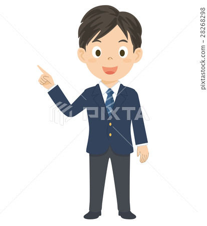 High school student boy male uniform illustration 28268298
